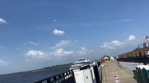 Krasivyye mesta Rossii. Волга, прогулки по набережной. Нижний Новгород.