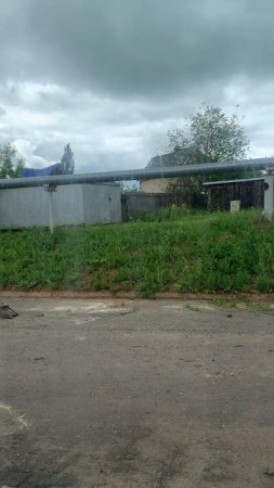 The weather outside the window in our village: зеленая трава