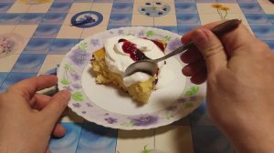 Творожная запеканка. Полезный вкусный завтрак чемпионов. Пеку, а соседи орут - очень вкусно пахнет.