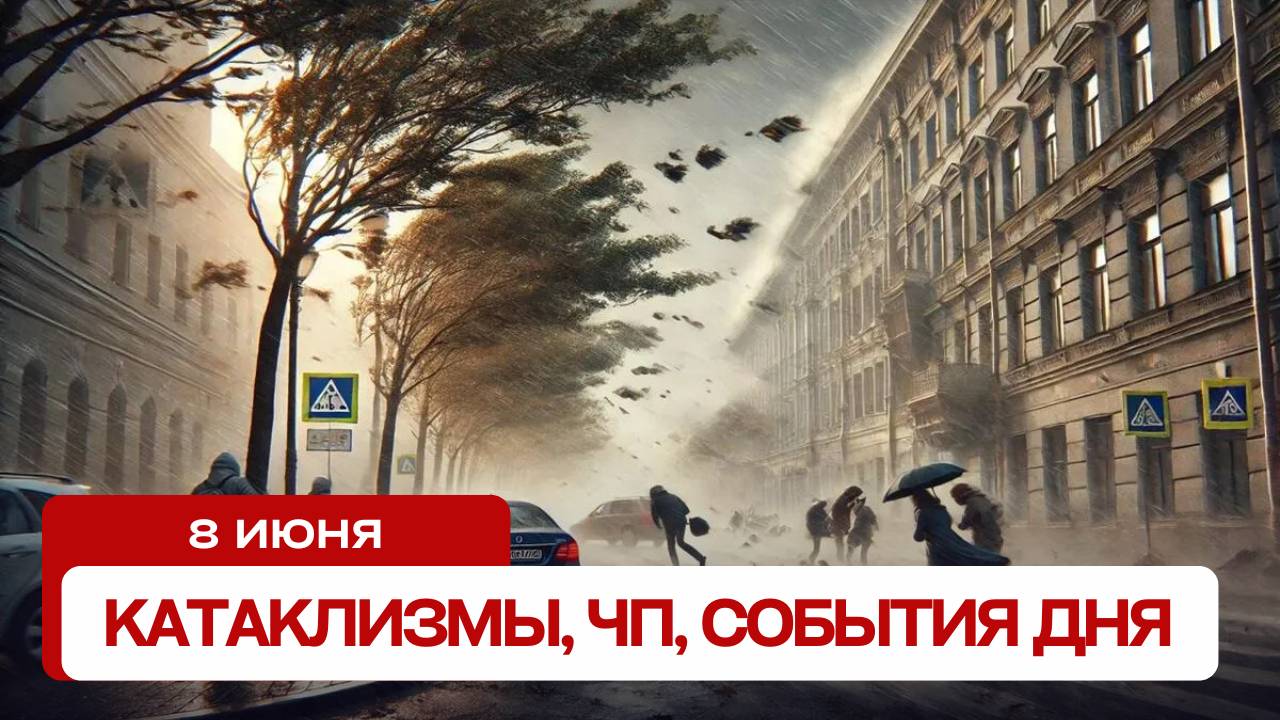 Катаклизмы за день 08.06.2025. Новости, ЧП, события дня