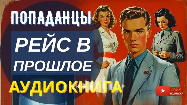 АУДИОКНИГА ПОЛНОСТЬЮ  РЕЙС В ПРОШЛОЕ: Невероятное. Непредсказуемое. СССР. /// #Попаданцы