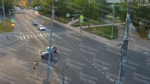 ‼️Два автомобиля столкнулись на юго-востоке Москвы‼️