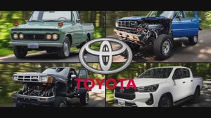 История Toyota Hilux: 8 поколений легендарного пикапа с 1968 по 2024 | Обзор и эволюция