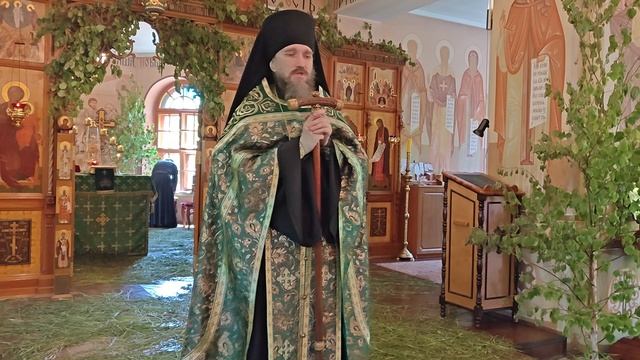 Проповедь игумена Климента в день Праздника св. Троицы.mp4