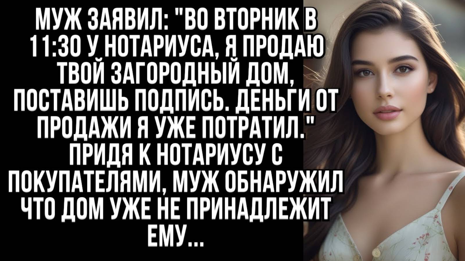 Истории из жизни. Я продаю твой загородный дом Аудио рассказы, Жизненные истории слушать