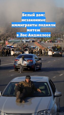 Белый дом: незаконные иммигранты подняли мятеж в Лос-Анджелесе