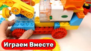 Развивающий конструктор для детей ! Строим машинки из ЛЕГО ! АСМР видео детям