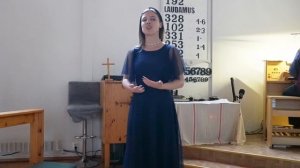 Дария Гаврилова исполняет песню Валентина Соснова "Ты". Орган — Александр Цветков. Сортавала, 1 июня