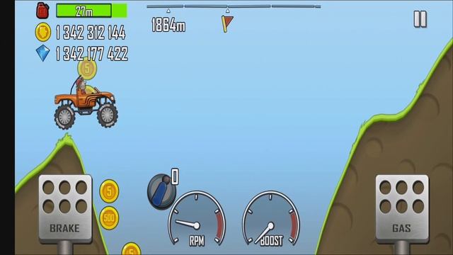 Hill Climb Racing ➤ Сельская местность ➤ Чудовище ➤ 2900 м ➤ # 3 смотреть онлайн