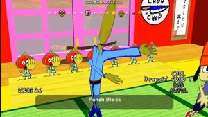 прохождение 1 уровня в parappa the rapper