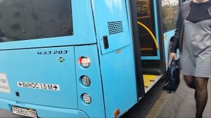 5 июня 2025 г. Автобус 96 маршрут МАЗ-203.947 38047 Железнодорожная станция Обухово