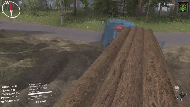 ***SpinTires***Карта***Две Делянки***Серия 3.Автор***SERJ.46. смотреть онлайн