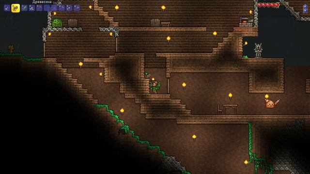 Террария!- Новая броня, обустройство подземной шахты #3 смотреть онлайн