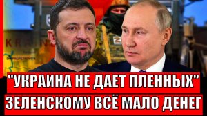 Вы в своём уме? Украина не даёт пленных!? Зеленскому мало денег// Путин готов по полной!