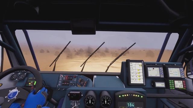 Заезд на скорость в Dakar Desert rally на камазе 43509 смотреть онлайн