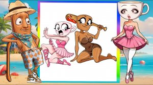 Итальянские мемы - Реакция Балерина Капучино - МУЛЬТИК ДЛЯ ДЕТЕЙ| Мультфильмы