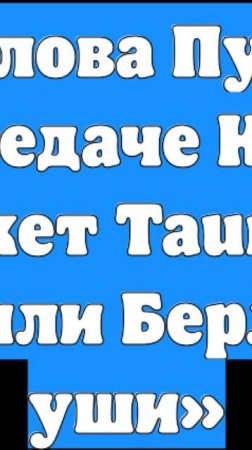 ЦГ: Слова Путина о передаче Киеву ракет Taurus поставили Берлин «на уши»