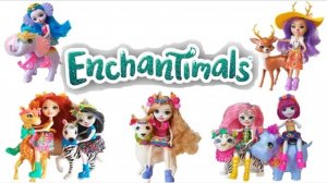 #Куклы #Enchantimals обзор кукол ЭНЧАНТИМАЛС с большими зверюшками / Pretty Katy Queen