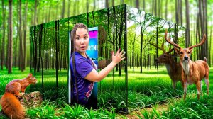 ЛУНОМОСИК : Построили Секретный НЕВИДИМЫЙ Дом ! ЛУНОМОСИК