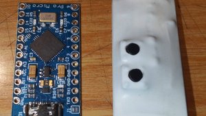 Простая компактная вводилка  паролей на контроллере atmega 32u4 (arduino pro micro)