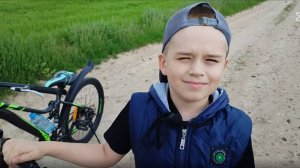 Велопробег. Попали под дождь...