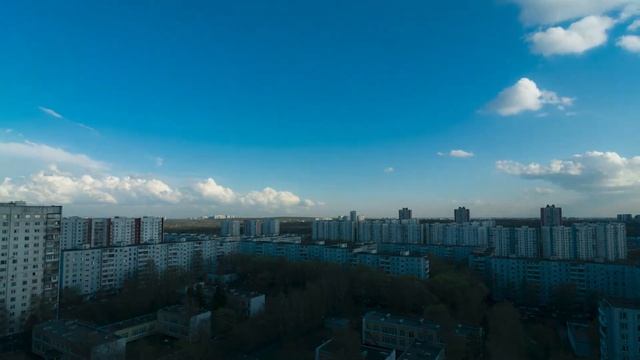 Вечер после прохождения теплого фронта - таймлапс | Eveni смотреть онлайн