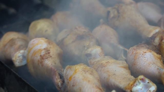 Шашлык из курицы. Маринад простой. СОЧНОЕ МЯСО