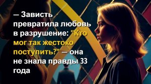 Анонимное письмо уничтожило две судьбы. Рассказ слушать онлайн