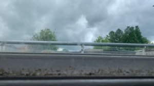 The weather outside the window in our village: пасмурно