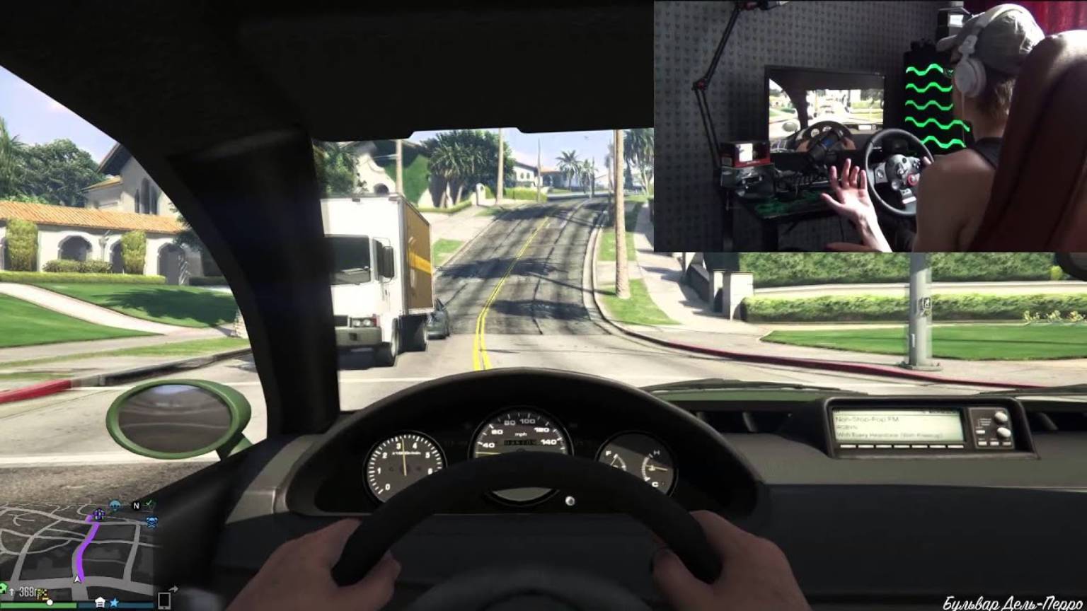 GTA V НА РУЛЕ (LOGITECH DRIVING FORCE GT)