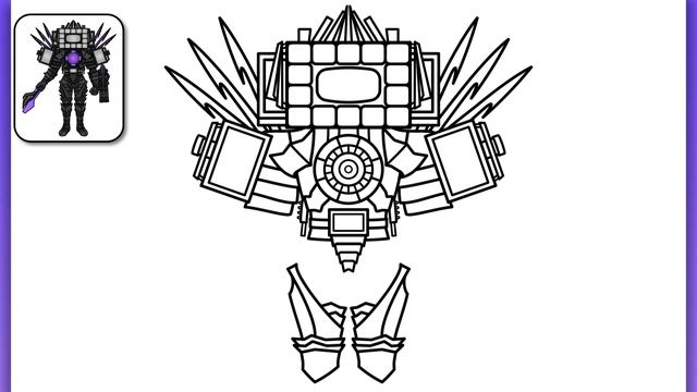 КАК НАРИСОВАТЬ НОВЫЙ УЛЬТРА ТИТАН ТВ МЕН из Скибиди Ту смотреть онлайн