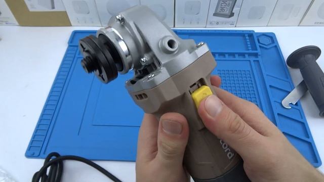 УШМ Nocord от Яндекс, 900 Вт, диск 125 мм, NCG-900.125.0 Угловая шлифовальная машина распаковка смотреть онлайн