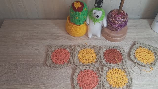 🧶Бабушкин квадрат✅ февраль✔