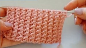 Красивый, плотный, двухсторонний, рельефный узор спицами. 3 петли и 1 ряд.