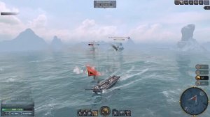 Обзор массового боя в World Of Sea Battle (Essex)