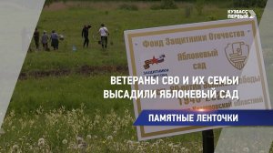 Ветераны СВО и их семьи высадили яблоневый сад