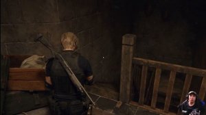 Resident Evil 4 Remake - Ада Вонг и гигант на стенах Замка