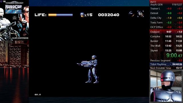 Мировой рекорд Robocop Vs Terminator 15m 21s HARD KILLER speedrun смотреть онлайн