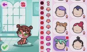 Создание персонажей Авроры и Ксюши в Avatar World