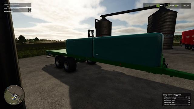 Farming Simulator 25 - Как я обматываю тюки на силос смотреть онлайн