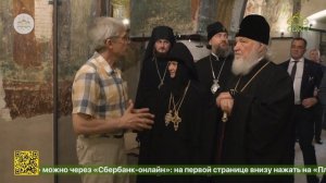 Святейший Патриарх Кирилл посетил Спасо-Преображенский храм Полоцкой Спасо-Евфросиниевской обители