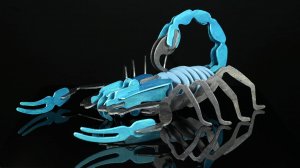 12. Собираем и раскрашиваем модель Скорпиона от Pebaro 857-5