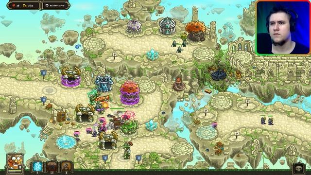 ЕЩЁ БУЛГУР НА ХАРДКОРЕ ⇶ Kingdom Rush: Origins №9 смотреть онлайн