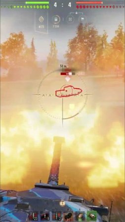 Type 68 - Японский Чифтейн На 9 Уровне! #wot #worldoftanks #shorts #миртанков