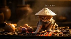 Мама-кошка спасает Лису и готовит ей дома вкусную еду