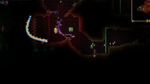 Фармим голема ради кирки в террарии TerraCraft43