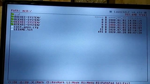 редактирование  удаление данных с карты PS2 через uLaunchEL