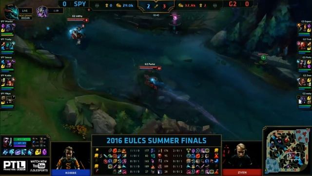 SPY vs G2 - Финал, Игра 1 смотреть онлайн