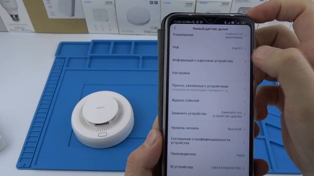 Умный датчик дыма Aqara JY-GZ-03AQ глобальная версия обзор Aqara Smart Smoke Detector ZigBee 3.0 смотреть онлайн