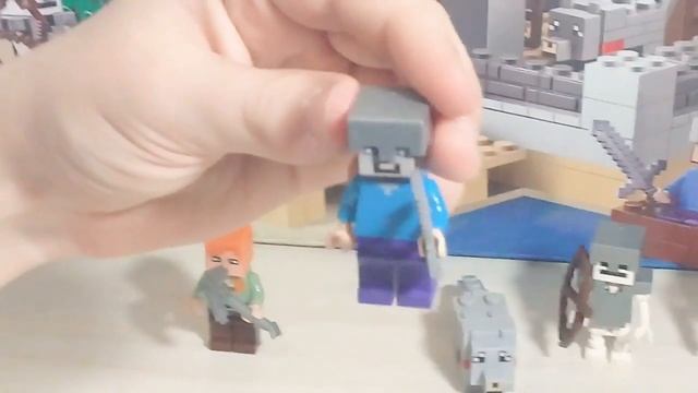 Китайский лего майнкрафт ,,ПЕСЧАНАЯ КРЕПОСТЬ" смотреть онлайн